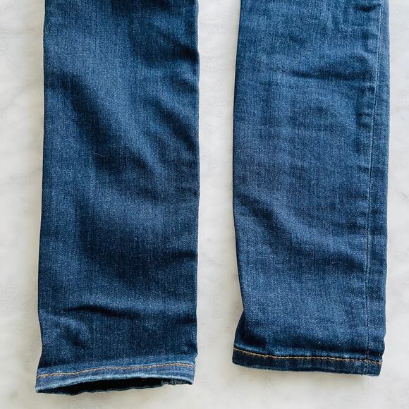 Free People Busted Skinny Jeans 27 Dark Distressed New Fall Winter - Picture 7 of 7